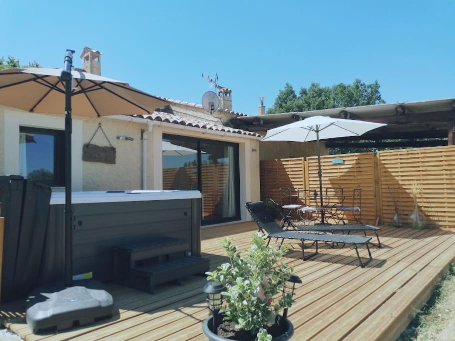 Gite De Charme Spa Privatif L'Oustau Di Tonin Malaucène Exteriér fotografie
